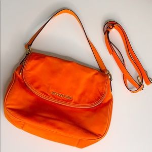 Michael Kors Orange medium shoulder hobo bag